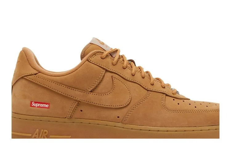 Кроссовки Supreme x Nike Air Force 1 Low SP 'Box Logo - Wheat'