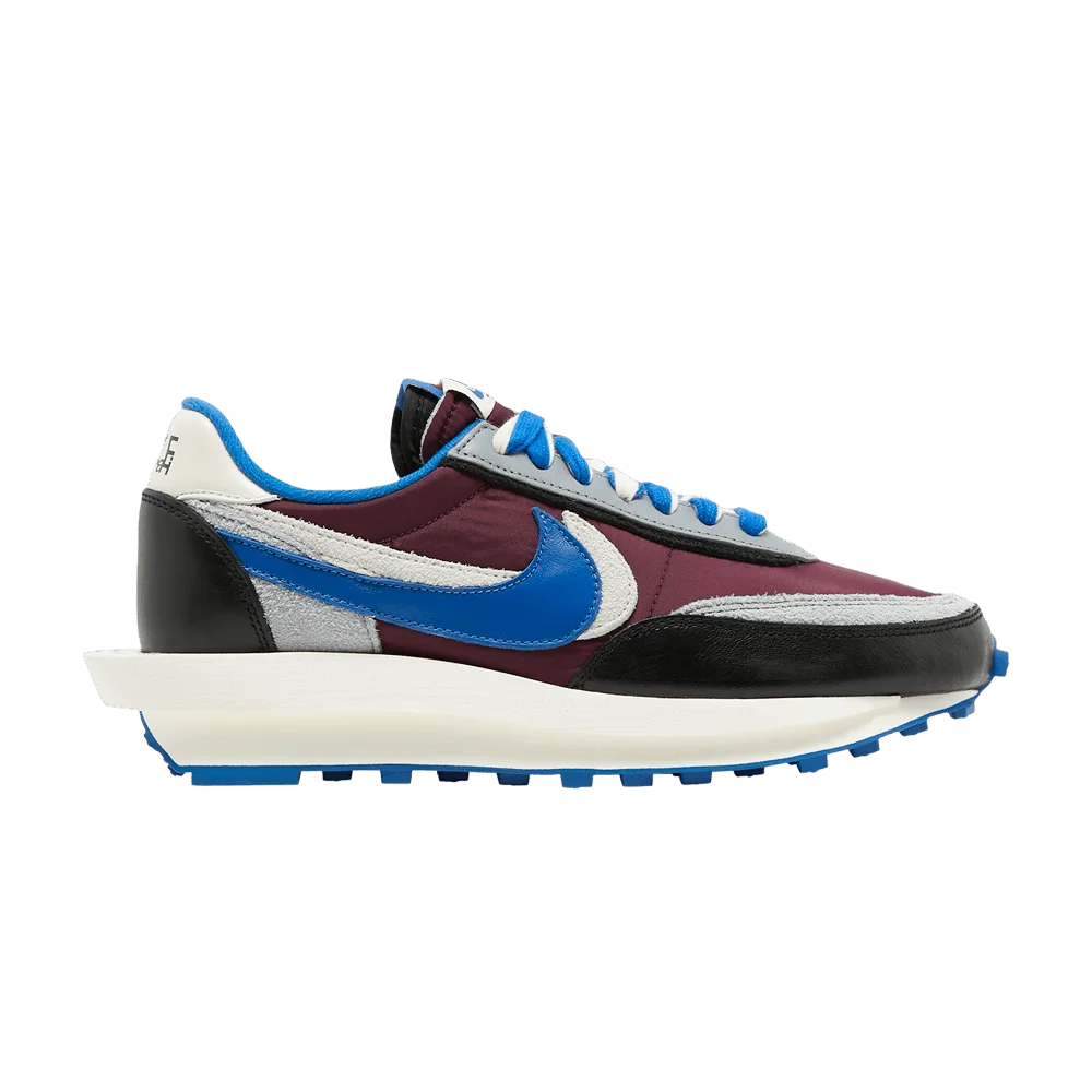 Кроссовки sacai x Undercover x Nike LDWaffle 'Night Maroon Team Royal'