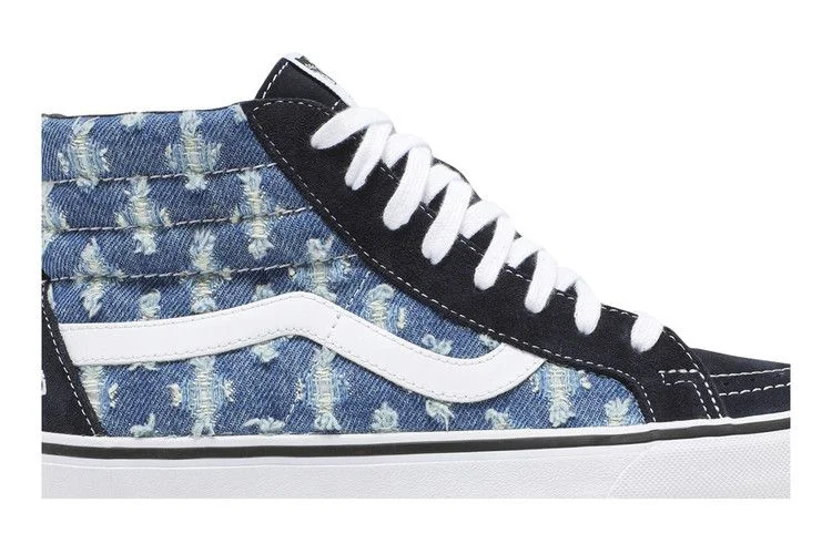 Supreme x Vans Sk8-Hi 'Blue Hole Punch Denim'
