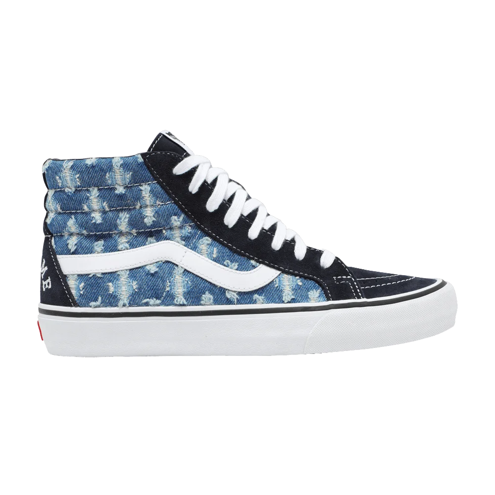 Supreme x Vans Sk8-Hi 'Blue Hole Punch Denim'