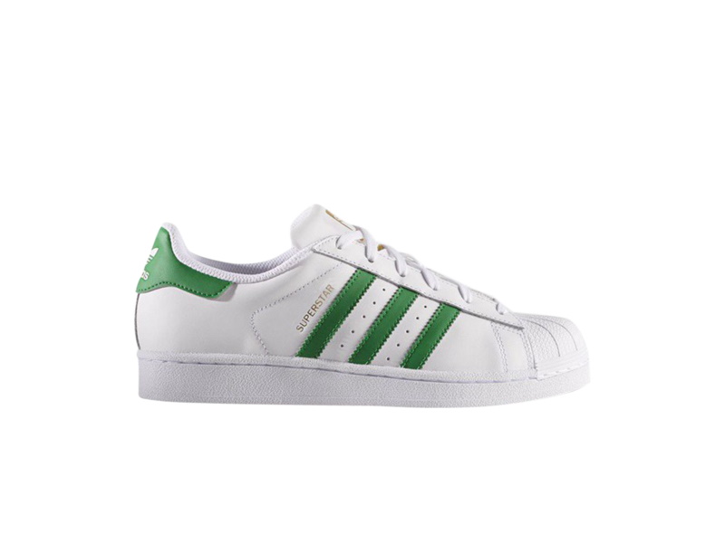 Wmns adidas Superstar White Green