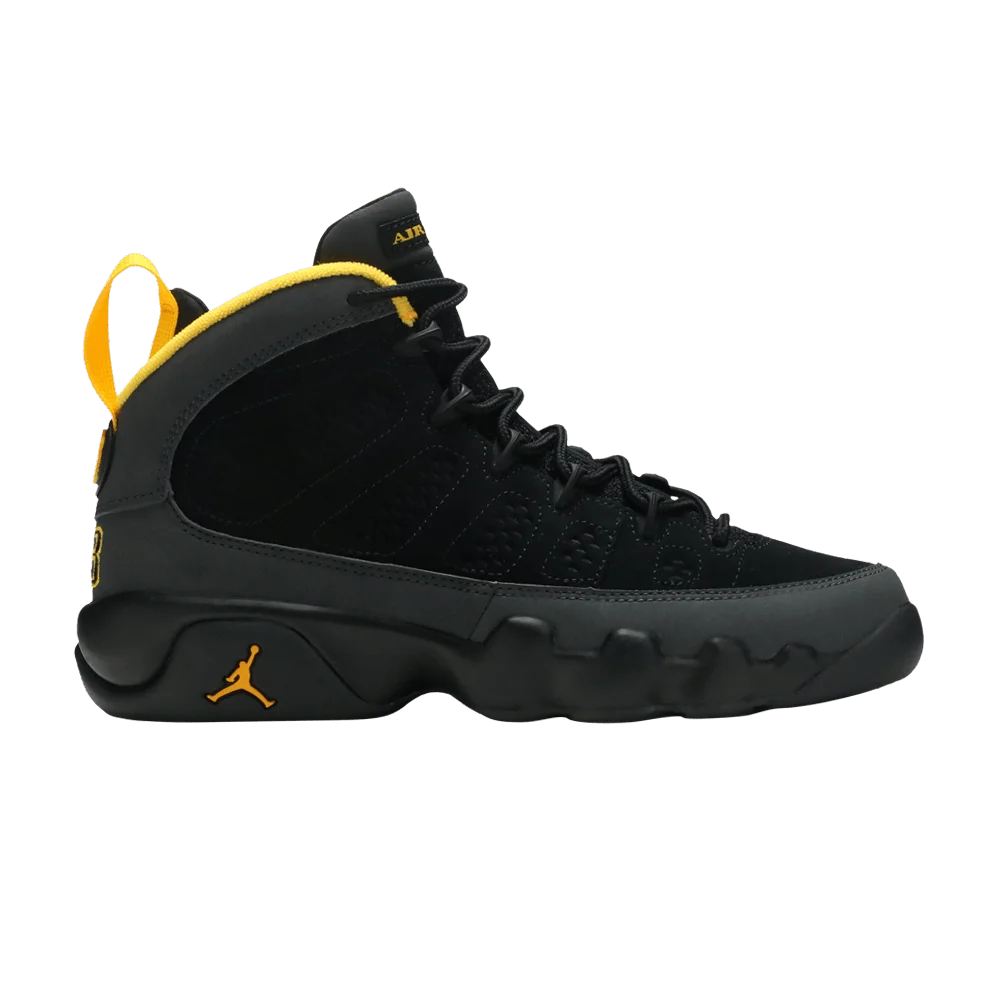 Кроссовки Air Jordan 9 Retro GS 'Dark Charcoal University Gold'