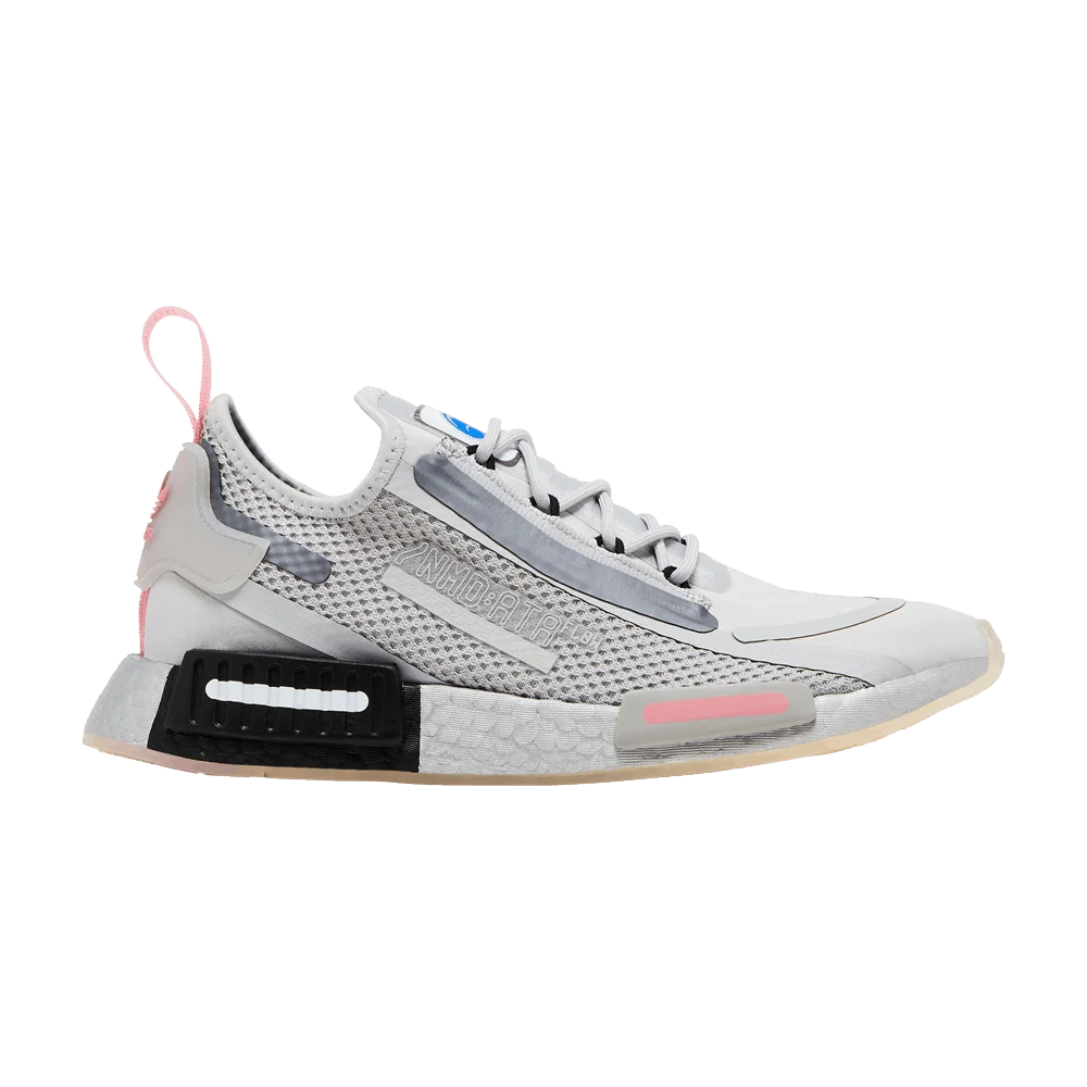 Кроссовки NASA x adidas Wmns NMD_R1 Spectoo 'Grey Core Black'