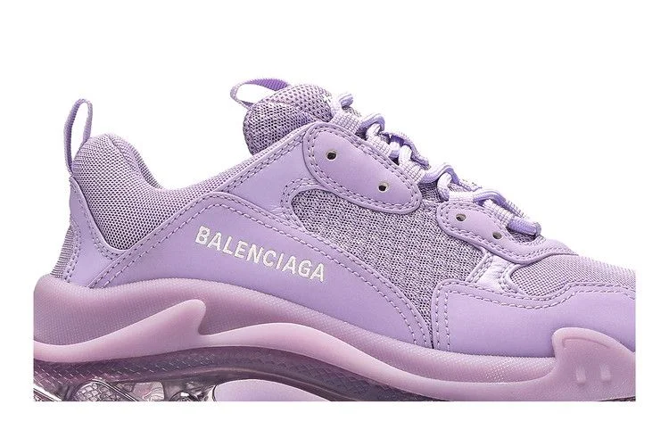 Кроссовки Balenciaga Wmns Triple S Sneaker 'Clear Sole - Light Lilac'
