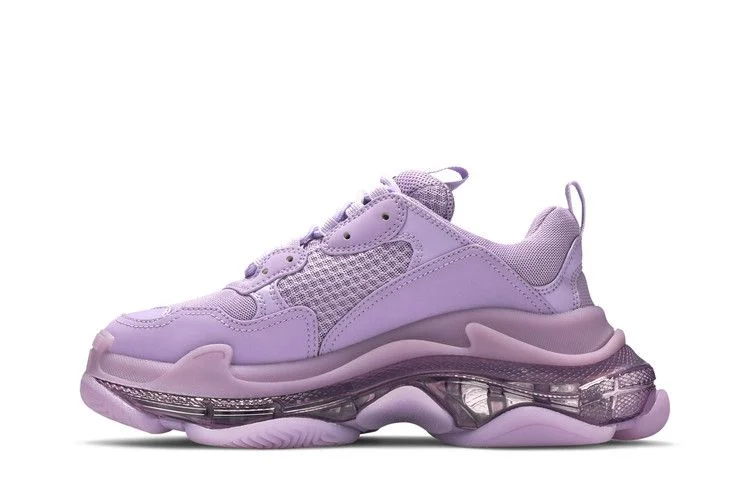 Кроссовки Balenciaga Wmns Triple S Sneaker 'Clear Sole - Light Lilac'