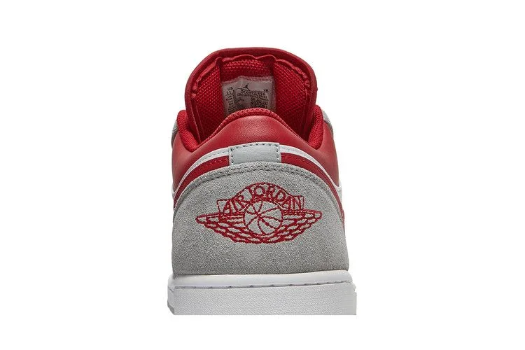 Кроссовки Air Jordan 1 Low SE 'Light Smoke Grey Gym Red'