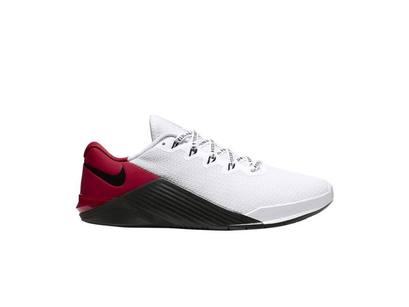 Nike Metcon 5 White Black Red