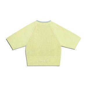 adidas Ivy Park Knit Crop Top Yellow Tint 1