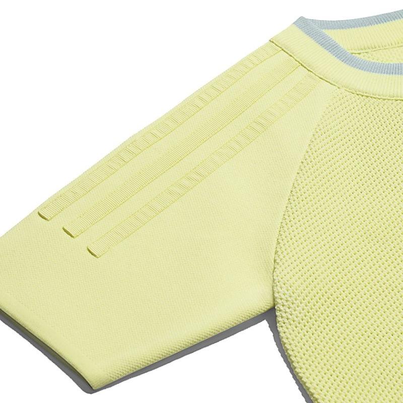 adidas Ivy Park Knit Crop Top Yellow Tint