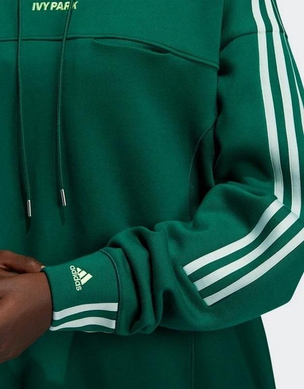 adidas Ivy Park Long Sleeve Hoodie Gender Neutral Dark Green