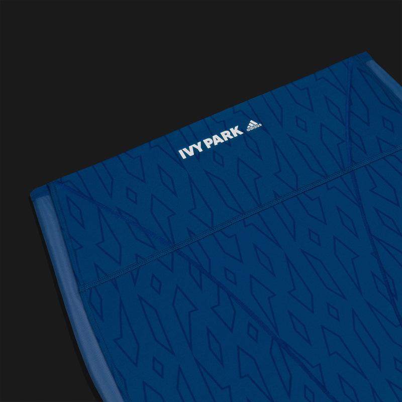 adidas Ivy Park Mesh Monogram Tights Light BlueBright Blue 2