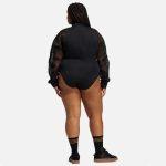 adidas Ivy Park Mesh Sleeve Bodysuit Plus Size BlackMesa 3