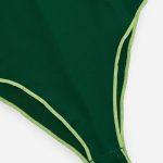 adidas Ivy Park Mesh Sleeve Bodysuit Plus Size Dark Green 3