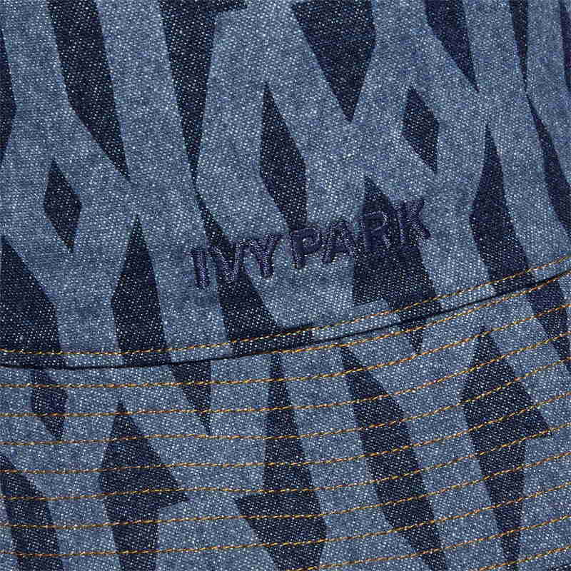 adidas Ivy Park Reversible Monogram Bucket Hat Dark Blue 2