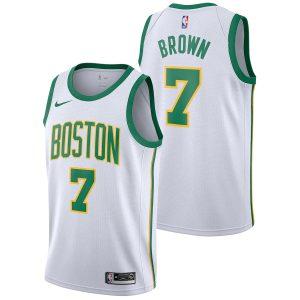 boston celtics nike city edition swingman jersey jaylen brown youth