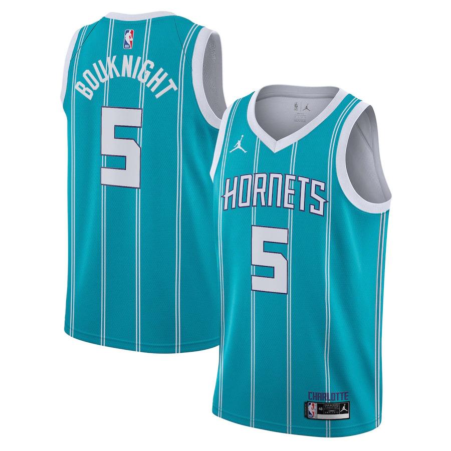 charlotte hornets jordan swingman jersey teal james bouknight youth icon edition