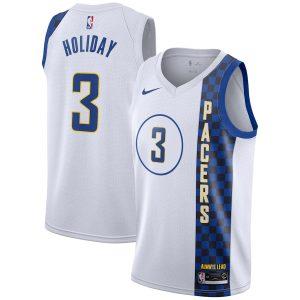 indiana pacers nike city edition swingman jersey aaron holiday mens