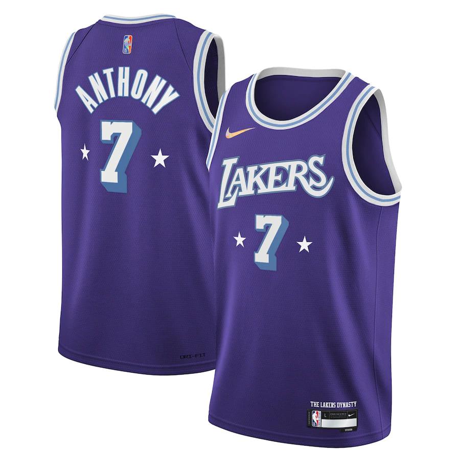 los angeles lakers nike city edition swingman jersey carmelo anthony youth