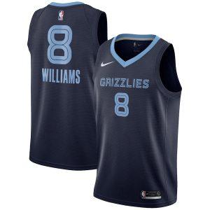 memphis grizzlies nike swingman jersey navy zaire williams mens icon edition