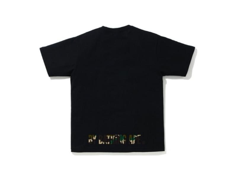Футболка BAPE 1st Camo Ape Face Tee Black/Yellow