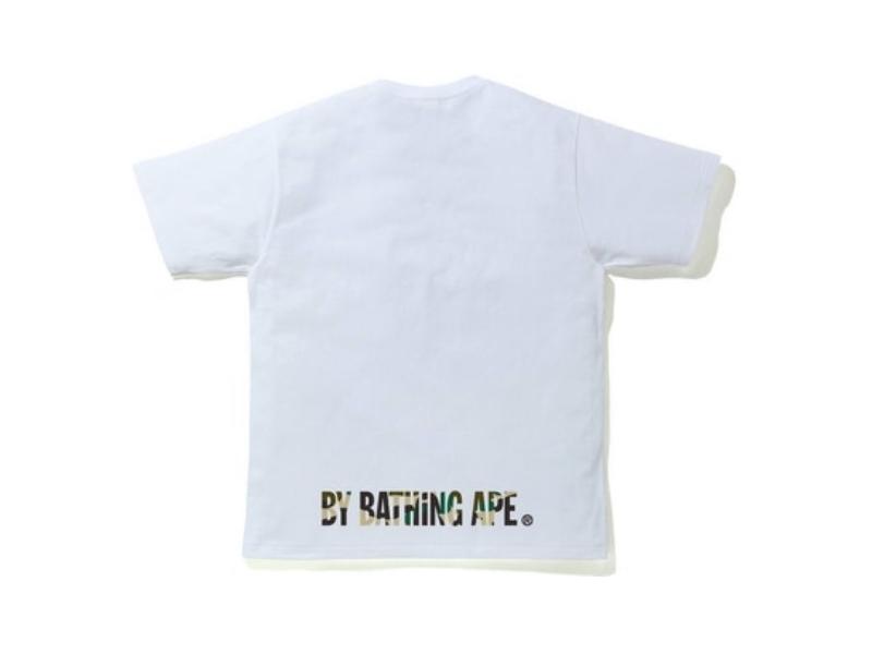 Футболка BAPE 1st Camo Ape Face Tee White/Yellow