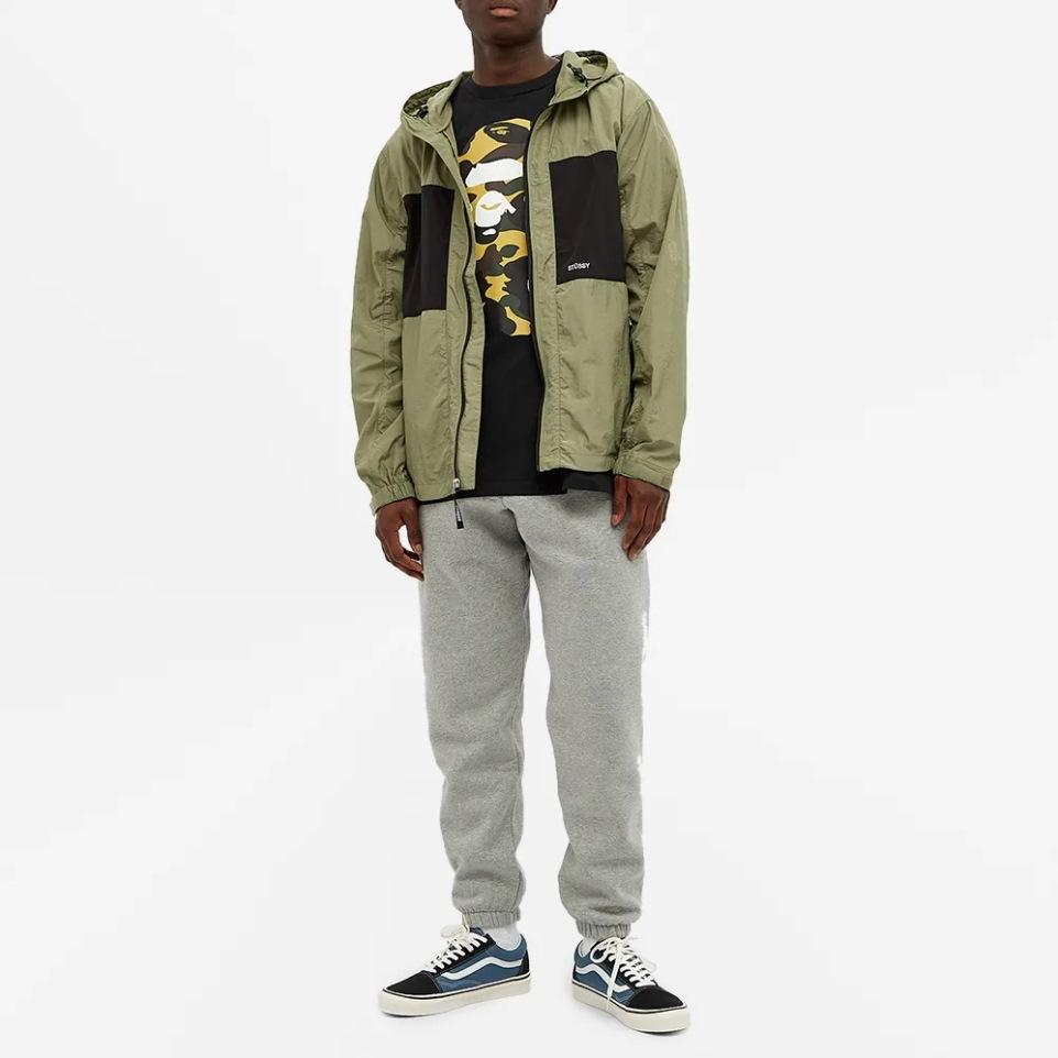 Футболка BAPE 1st Camo Big Ape Head Tee Black/Yellow