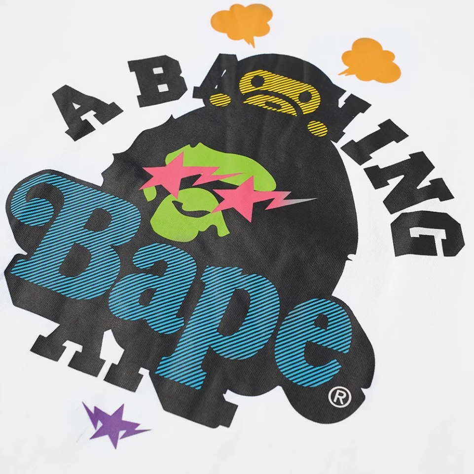 Футболка BAPE & Baby Milo Tee (SS21) White