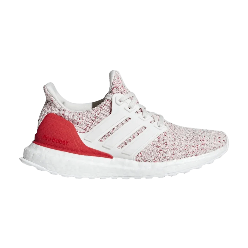 Кроссовки Adidas UltraBoost 4.0 J 'Chalk White Active Red'