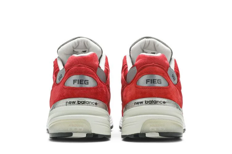 Кроссовки Kith x New Balance 992 Made in USA 'Kithmas Collection - Team Red'