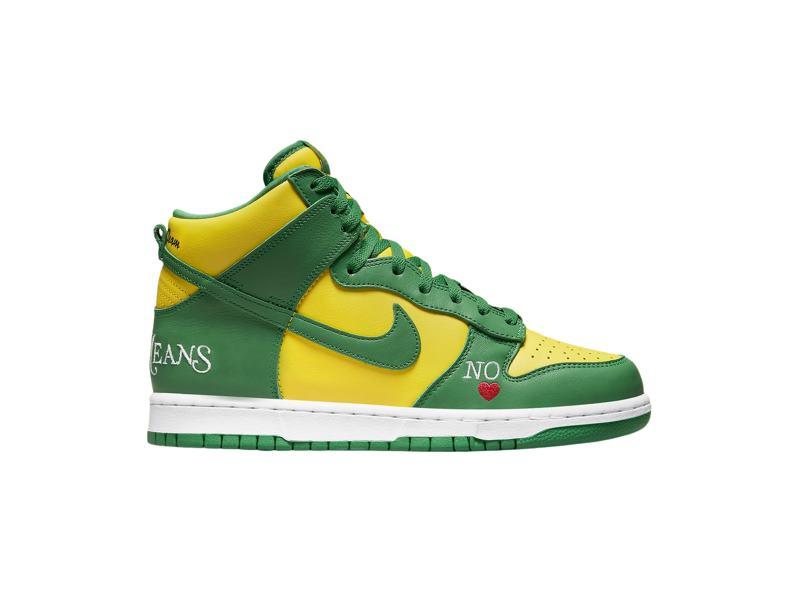 Supreme x Nike Dunk High SB By Any Means Brazil