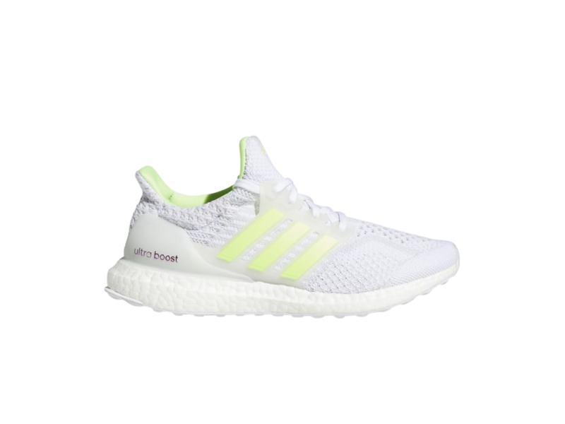 Wmns adidas UltraBoost 5.0 DNA Glow In The Dark White Signal Green