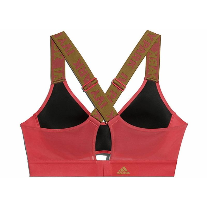 adidas Ivy Park Cutout Medium Support Bra Plus Size Real Coral