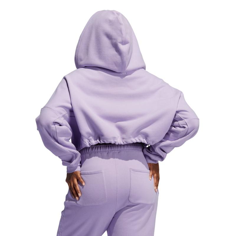 adidas Ivy Park Hooded Shrug Purple Glow