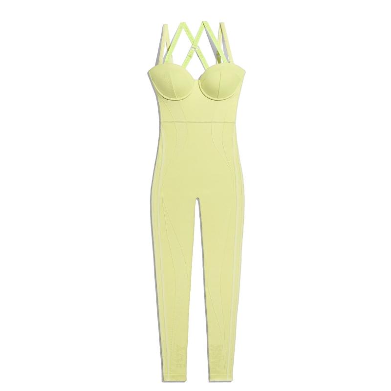 adidas Ivy Park Knit Catsuit Yellow Tint