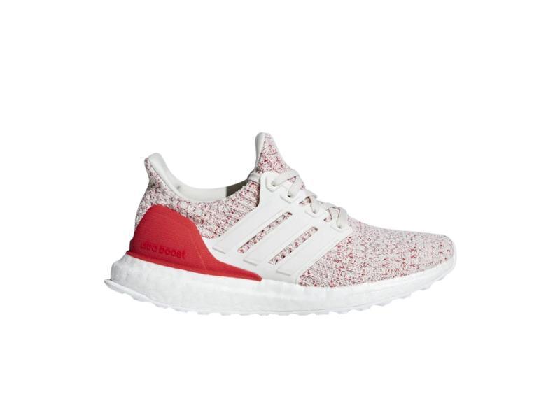 adidas UltraBoost 4.0 J Chalk White Active Red