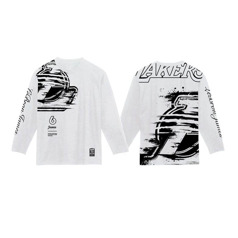 Футболка DPOY BW Lakers LeBron James Longsleeve