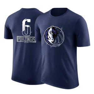 DPOY Dallas Mavericks Kristaps Porzingis Logo T shirt 2