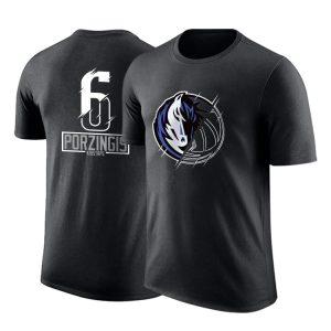 DPOY Dallas Mavericks Kristaps Porzingis Logo T shirt