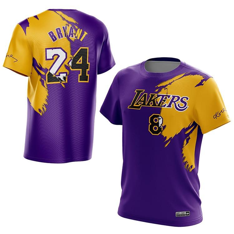 DPOY Lakers Kobe Tear Fast Dry T shirt
