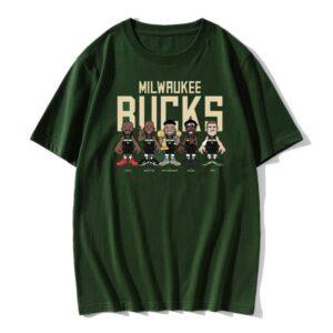 DPOY Milwaukee Bucks Team Print T shirt