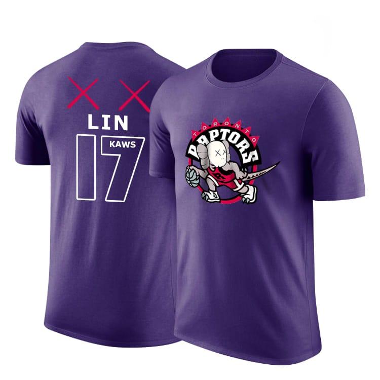 DPOY Raptors Jeremy Lin Kaws T shirt