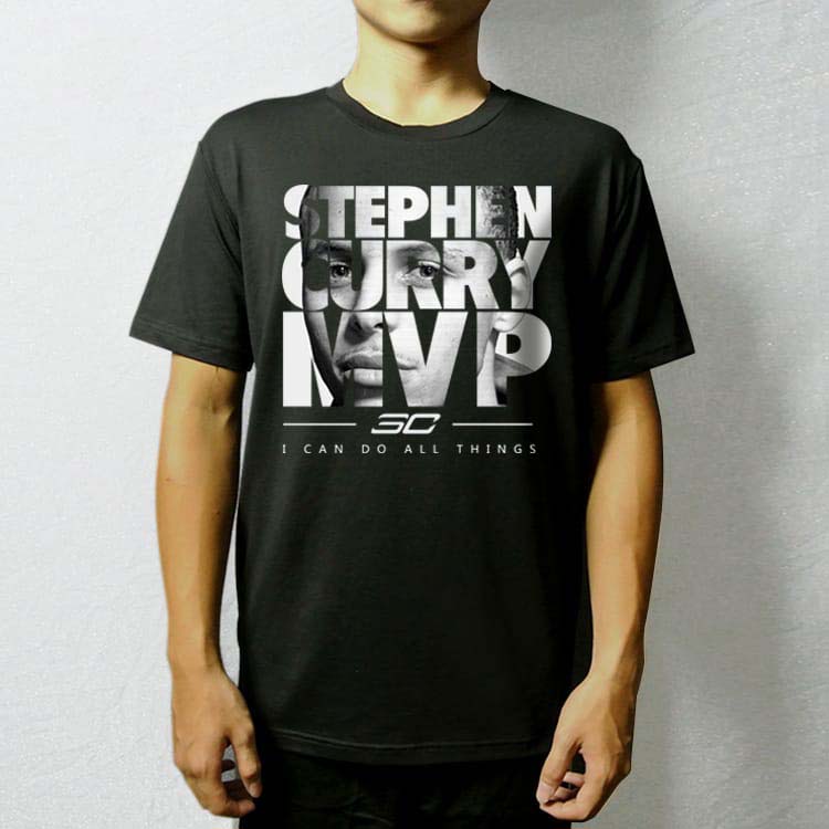 DPOY Stephen Curry Face T shirt