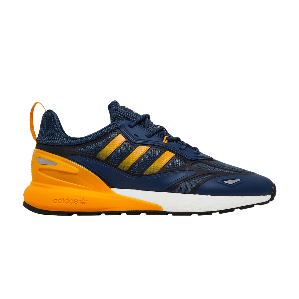 Кроссовки Adidas ZX 2K Boost 2.0 'Crew Blue Semi Solar Gold'