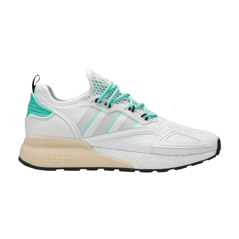 Кроссовки Adidas ZX 2K Boost 'Grey Hi-Res Green'