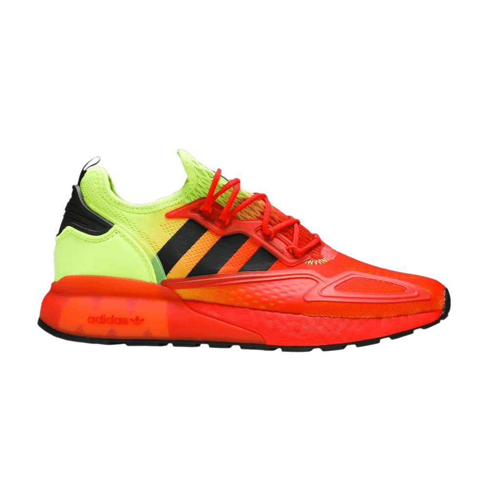 Кроссовки Adidas ZX 2K Boost 'Solar Yellow Red'