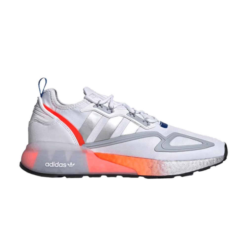 Кроссовки Adidas ZX 2K Boost 'White Metallic Silver'