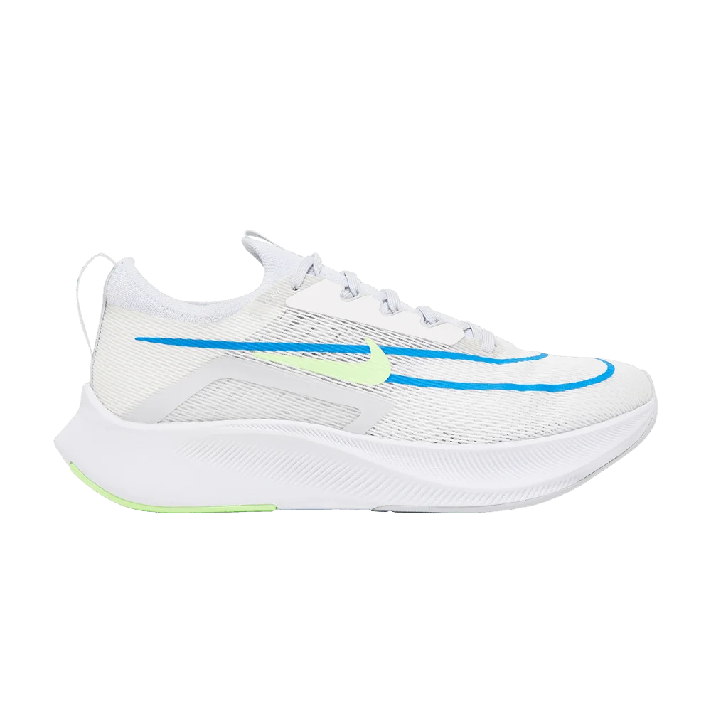 Кроссовки Nike Zoom Fly 4 'White Imperial Blue Lime Glow'