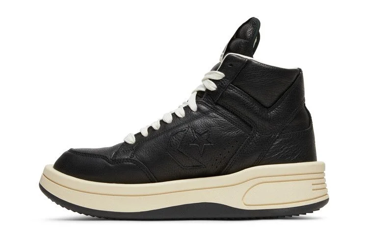 Кроссовки Rick Owens x Converse DRKSHDW TURBOWPN Mid 'Black Cloud Cream'