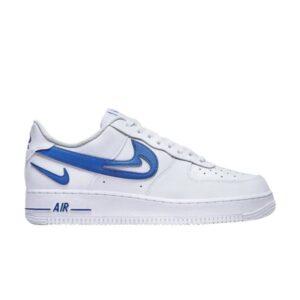 Nike Air Force 1 07 Cut Out Swoosh Game Royal