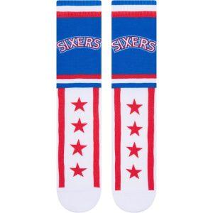 Philadelphia 76ers Hardwood Classics Crew Socks 1